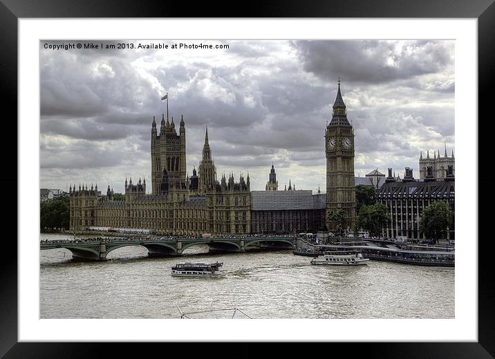 London landscape Framed Mounted Print by Thanet Photos