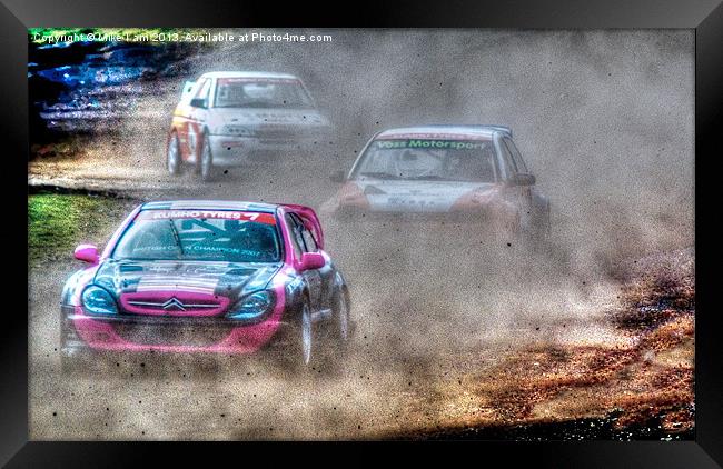 Rally cross Framed Print by Thanet Photos