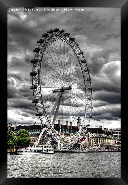 London Eye Framed Print by Thanet Photos