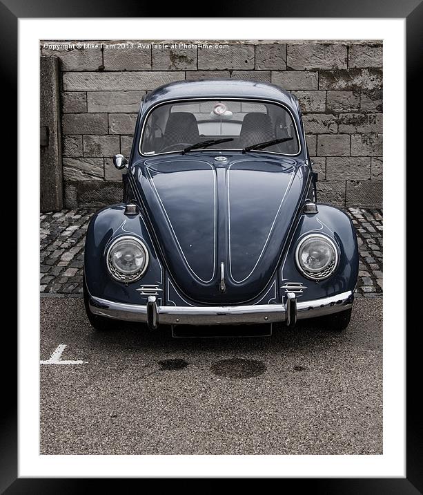 Volkswagen Beetle Framed Mounted Print by Thanet Photos