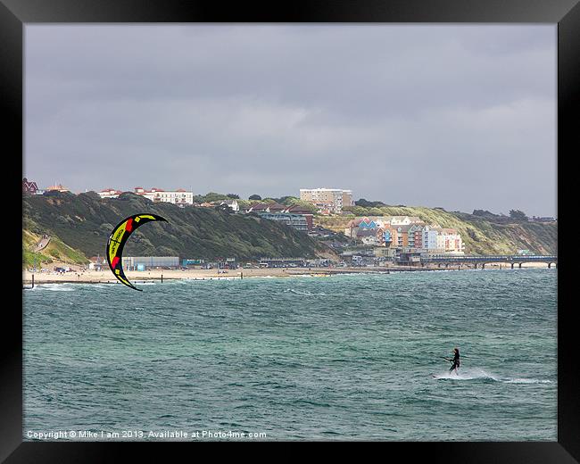 Freestyle Kitesurfing Framed Print by Thanet Photos
