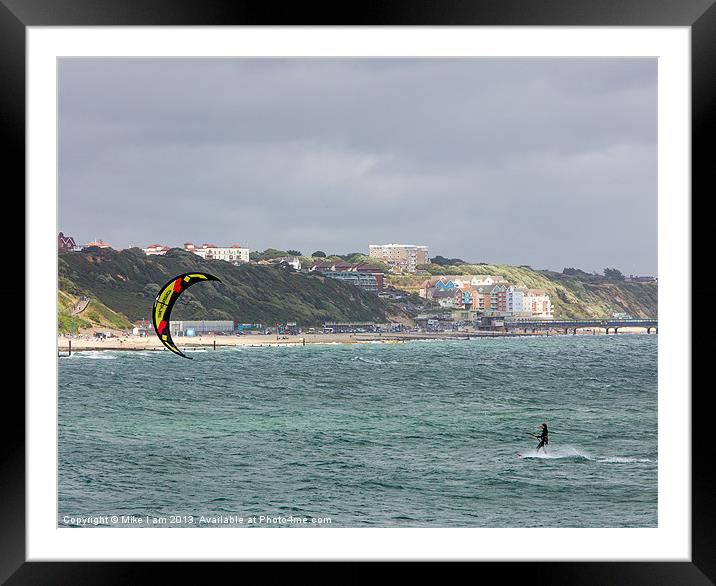 Freestyle Kitesurfing Framed Mounted Print by Thanet Photos