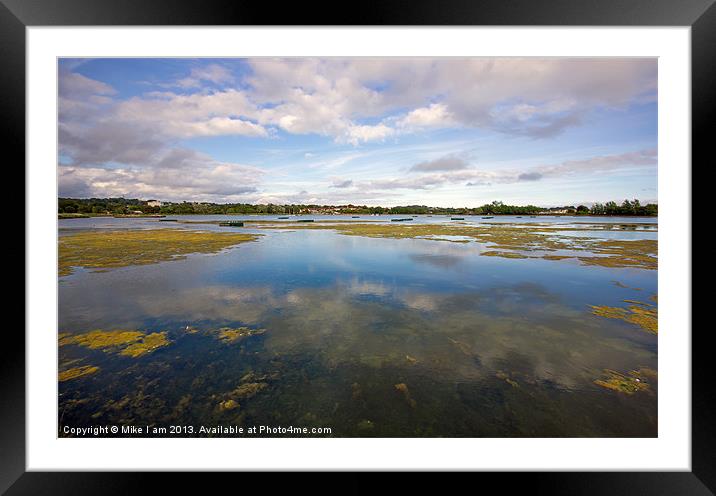 Boating lake at Poole park Framed Mounted Print by Thanet Photos