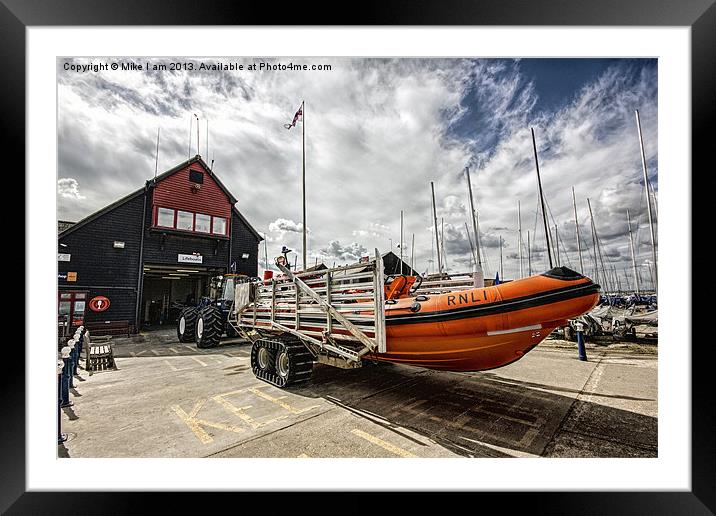 RNLI Whitstable Framed Mounted Print by Thanet Photos