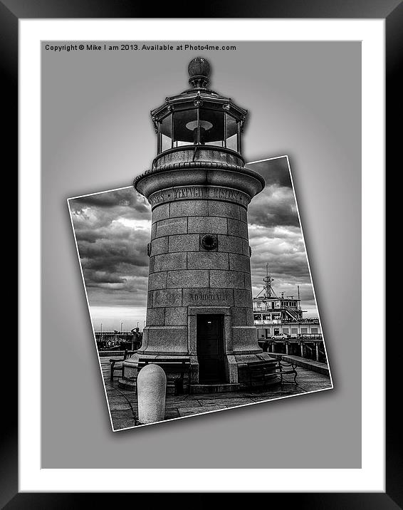 Ramsgate lighthouse Framed Mounted Print by Thanet Photos