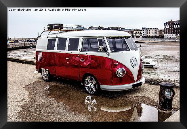 VW Camper Framed Print by Thanet Photos
