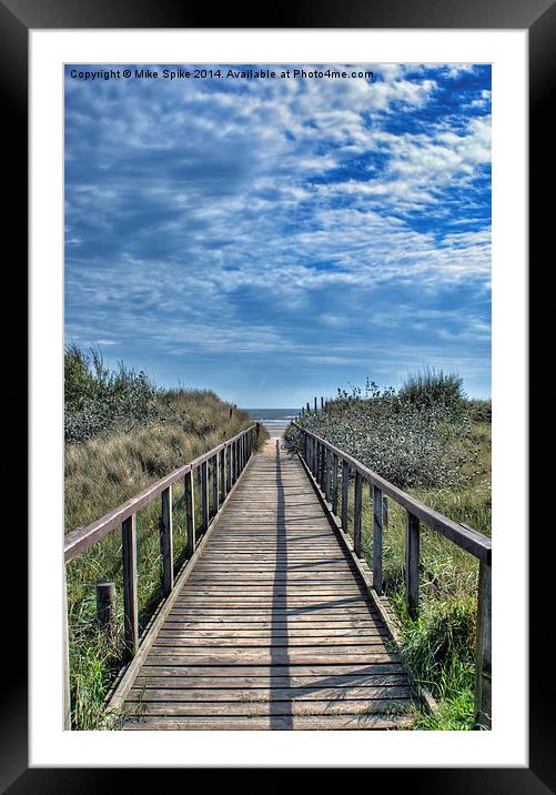 Pathway to St Andrews Framed Mounted Print by Thanet Photos