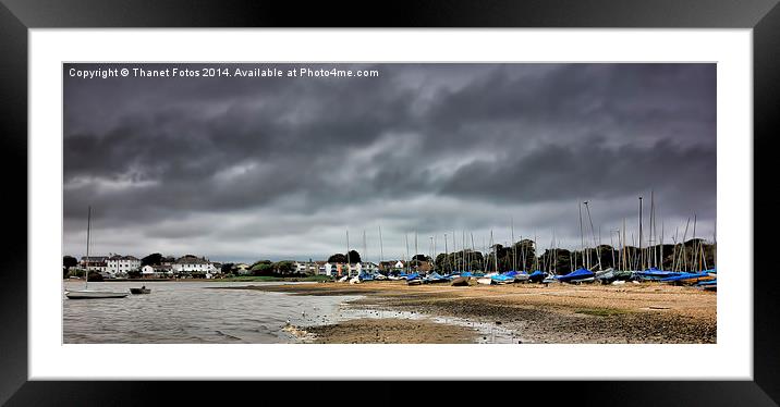 Mudeford quay Framed Mounted Print by Thanet Photos