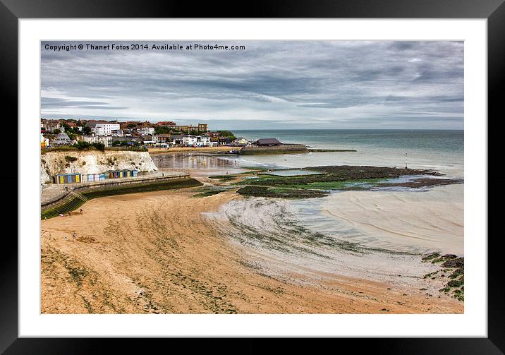 Viking bay Framed Mounted Print by Thanet Photos