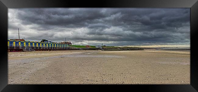 Minnis Bay panorama Framed Print by Thanet Photos