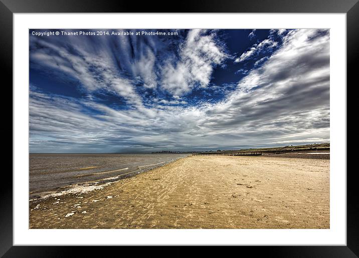 Beach Framed Mounted Print by Thanet Photos