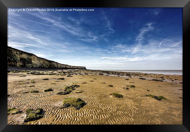 Deserted Beach Framed Print by Thanet Photos