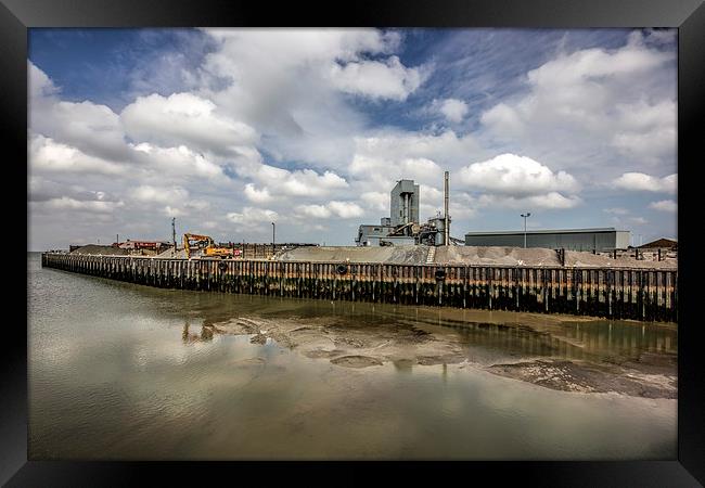Cement works Framed Print by Thanet Photos