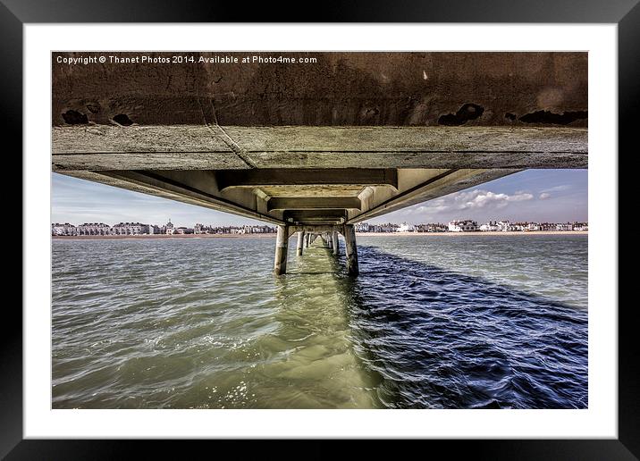 Under Deal pier Framed Mounted Print by Thanet Photos