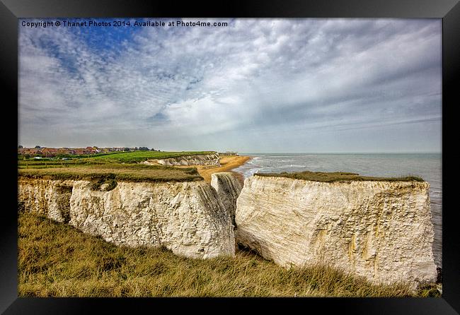 Botany Bay in Broadstairs Framed Print by Thanet Photos