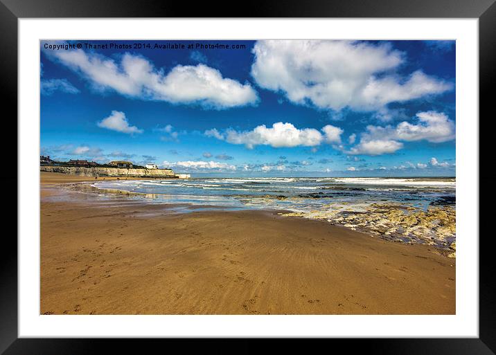 Joss Bay Framed Mounted Print by Thanet Photos