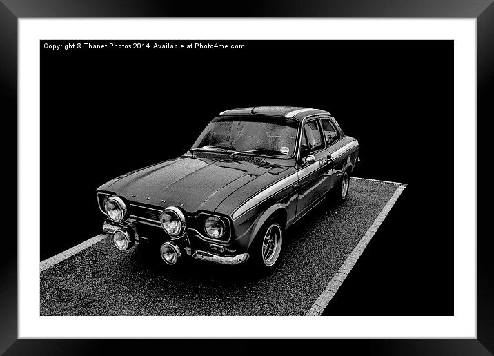 Ford Escort Mexico Framed Mounted Print by Thanet Photos