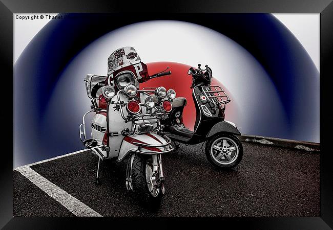 We are the mods Framed Print by Thanet Photos