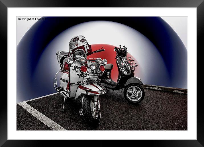 We are the mods Framed Mounted Print by Thanet Photos