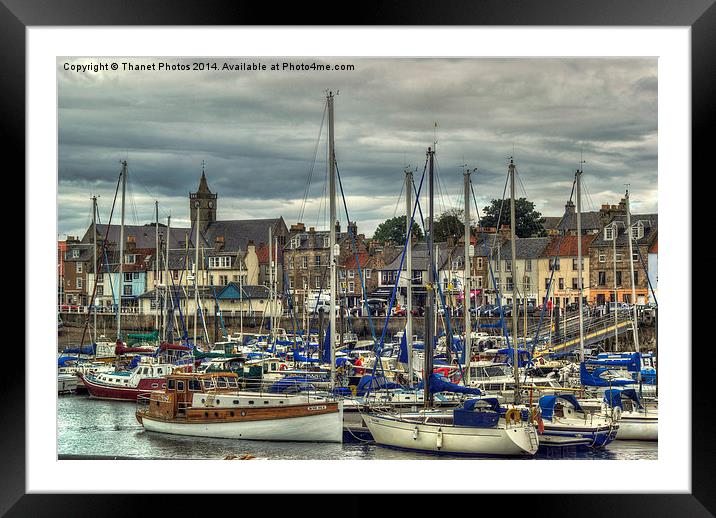 Anstruther Framed Mounted Print by Thanet Photos