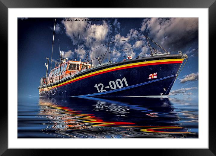 Lifeboat Framed Mounted Print by Thanet Photos