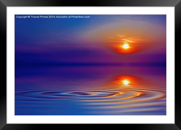 surreal abstract art Framed Mounted Print by Thanet Photos