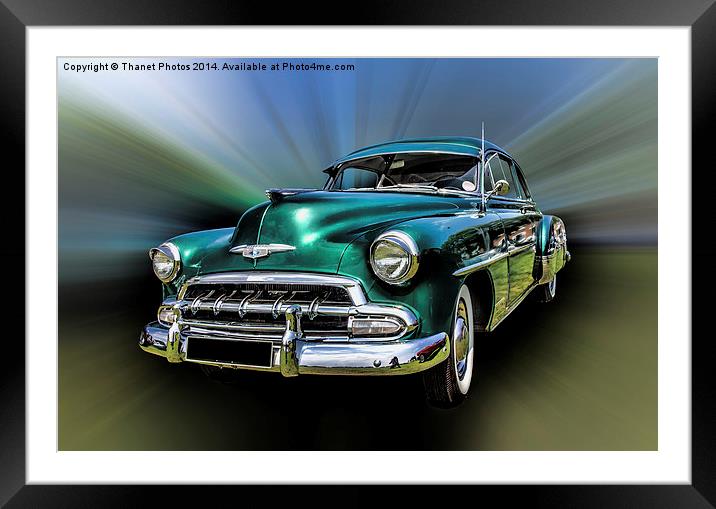 Chevy Framed Mounted Print by Thanet Photos