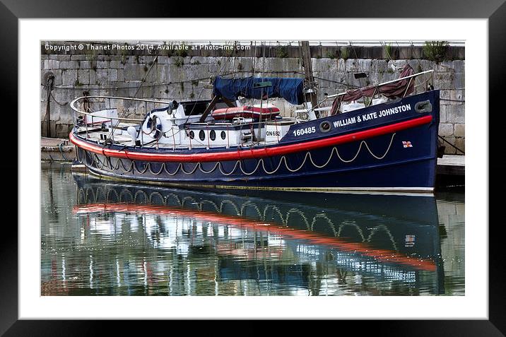  RNLB William and Kate Johnstone Framed Mounted Print by Thanet Photos