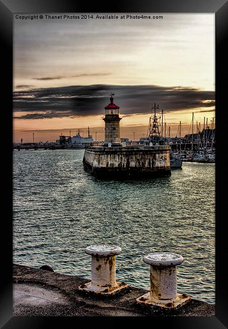  Ramsgate harbour scene Framed Print by Thanet Photos