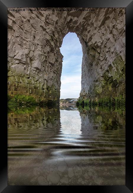  Natural arch Framed Print by Thanet Photos