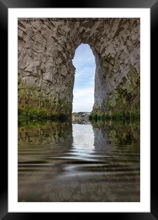  Natural arch Framed Mounted Print by Thanet Photos