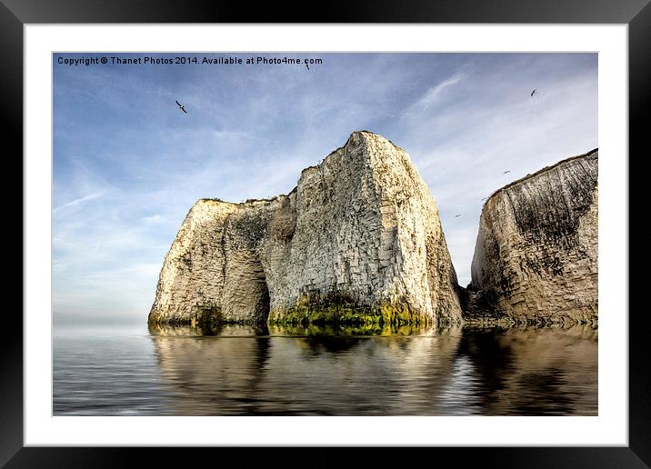  Kingsgate Bay Framed Mounted Print by Thanet Photos