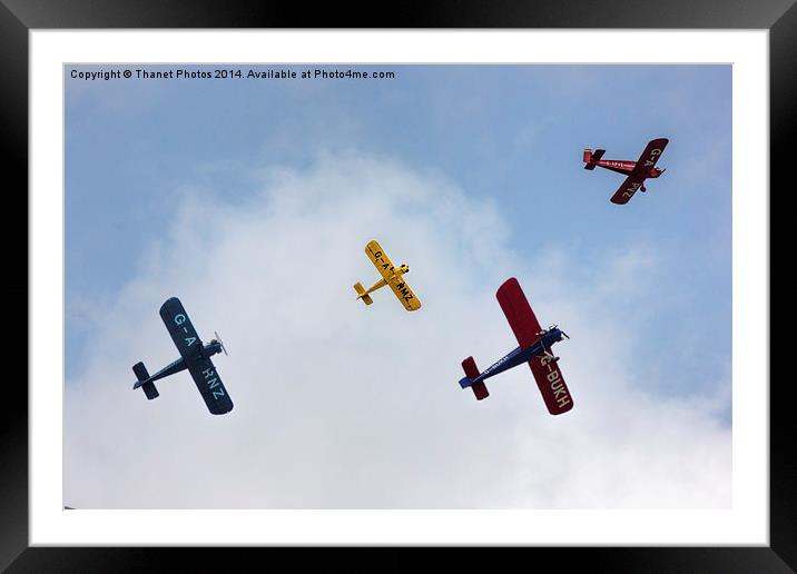   Turbulent Display team Framed Mounted Print by Thanet Photos