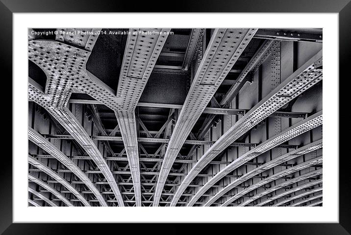  Under the bridge Framed Mounted Print by Thanet Photos