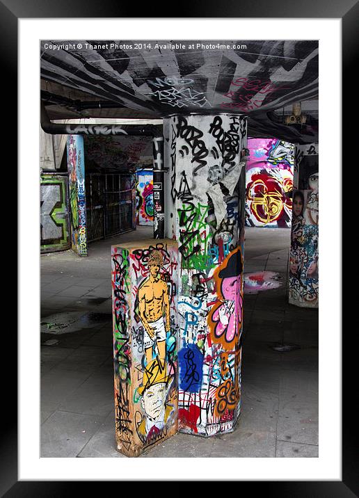 Graffiti  Framed Mounted Print by Thanet Photos