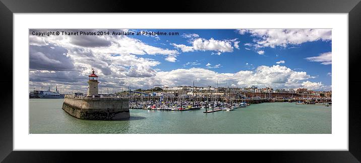  A Ramsgate panorama Framed Mounted Print by Thanet Photos