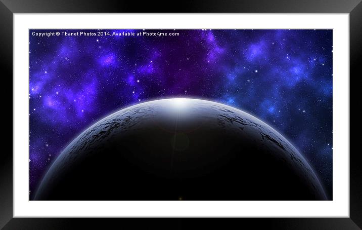  Icy planet Framed Mounted Print by Thanet Photos