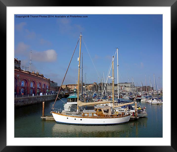  Ramsgate Royal Harbour Framed Mounted Print by Thanet Photos