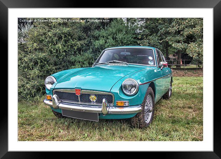  1972 MG  Framed Mounted Print by Thanet Photos