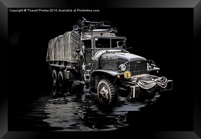 US Army Truck Framed Print by Thanet Photos