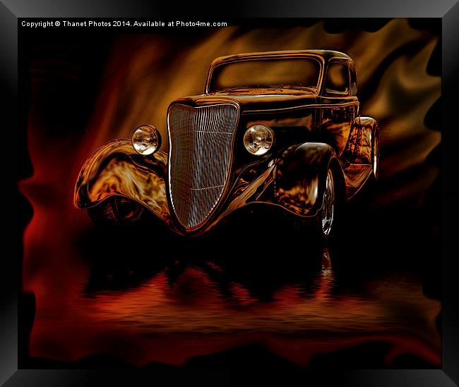  Ghost driver Framed Print by Thanet Photos