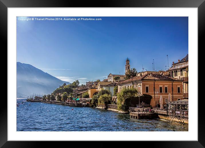  Limone sul Garda Framed Mounted Print by Thanet Photos