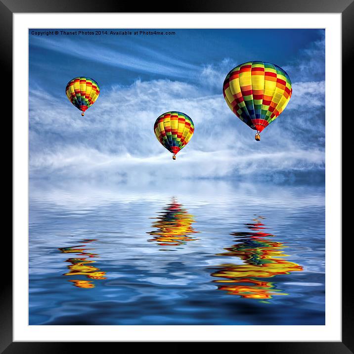  Drifting Framed Mounted Print by Thanet Photos
