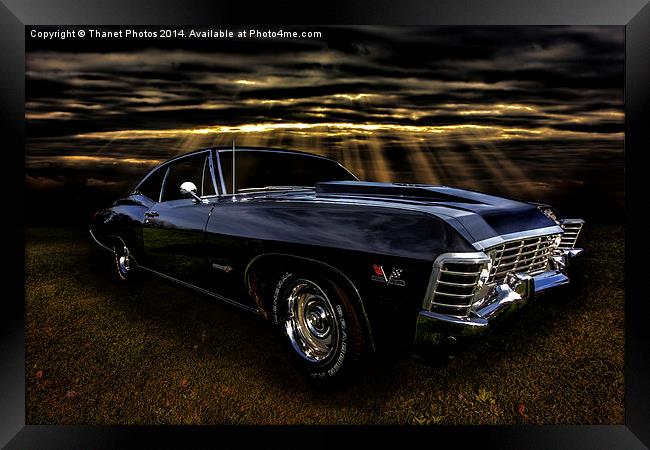  Chevy Impala Framed Print by Thanet Photos