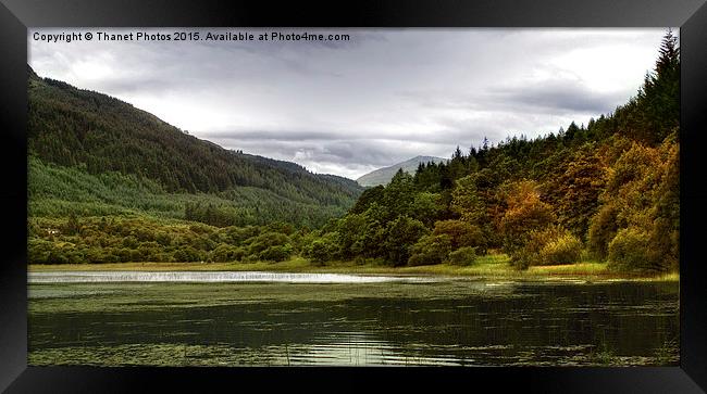  Loch Monzievaird Framed Print by Thanet Photos