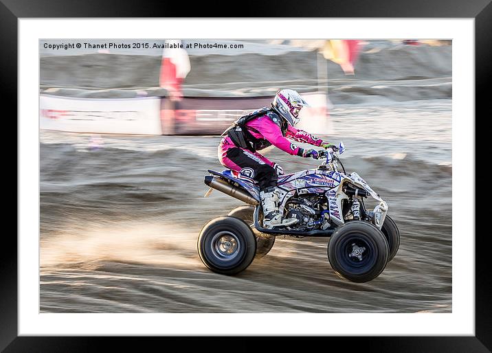  Margate beachcross 2014 Framed Mounted Print by Thanet Photos