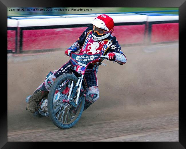  Speedway Framed Print by Thanet Photos