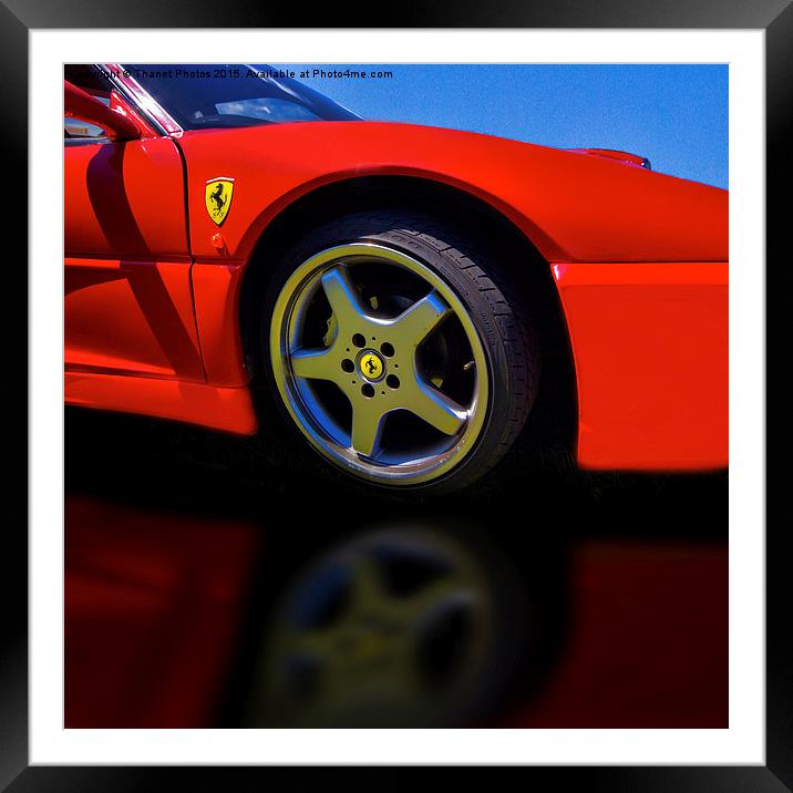  Ferrari Framed Mounted Print by Thanet Photos