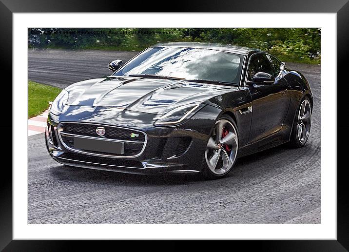 Jaguar F TYPE R AWD COUPE Framed Mounted Print by Thanet Photos