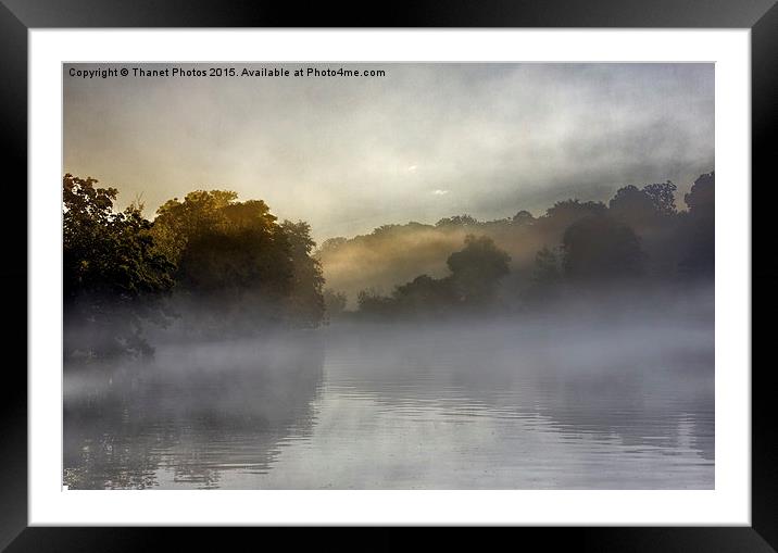  Misty Morning Framed Mounted Print by Thanet Photos